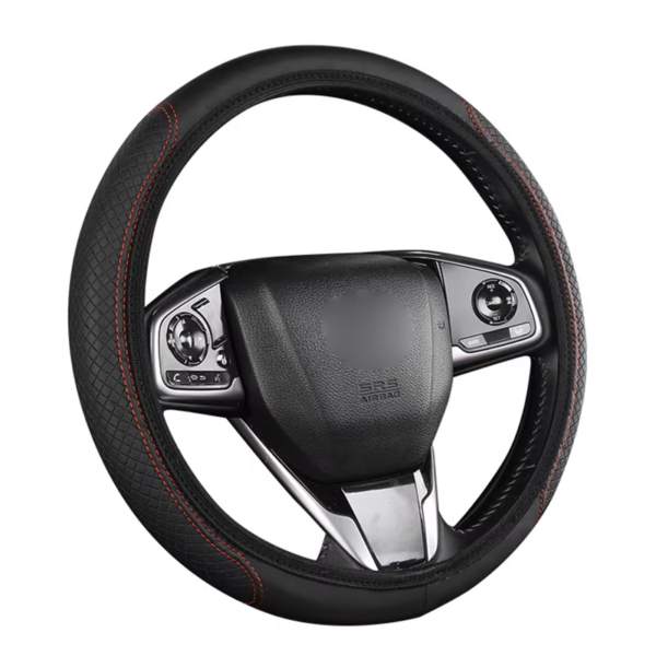 Luxury Microfiber Steering Wheel Cover (14.5''–15.3'') - Image 5