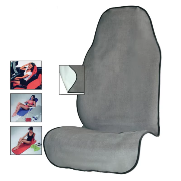 Athlete Towel Car Seat Cover – Sweat & Water-Resistant for Sports, Gym, Beach & Outdoor Activities - Image 2
