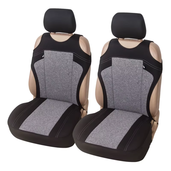 2-Pcs Universal Front Seat Covers – Mesh Sponge T-Shirt Design for Car/Truck/Van - Image 14