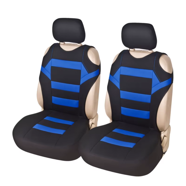 2-Pcs Universal Front Seat Covers – Mesh Sponge T-Shirt Design for Car/Truck/Van - Image 13