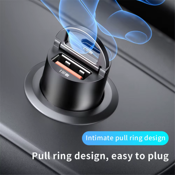 Mini Car Charger – 100W/200W PD & QC3.0 USB-C Fast Adapter - Image 2