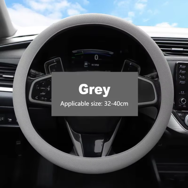 Universal Silicone Steering Wheel Cover – Soft Grip & Non-Slip - Image 12