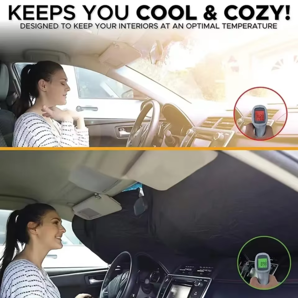 Ultimate Universal Car Window Sunshade - UV Protection for All Vehicles - Image 3