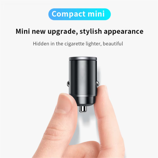 Mini Car Charger – 100W/200W PD & QC3.0 USB-C Fast Adapter - Image 6