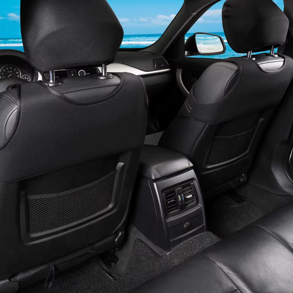 2-Pcs Universal Front Seat Covers – Mesh Sponge T-Shirt Design for Car/Truck/Van - Image 5