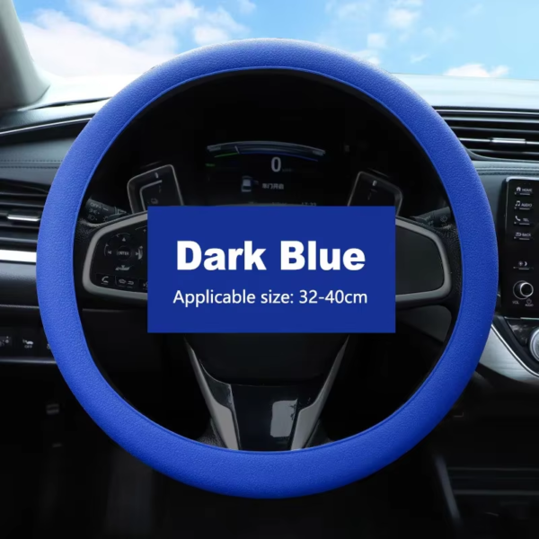 Universal Silicone Steering Wheel Cover – Soft Grip & Non-Slip - Image 8