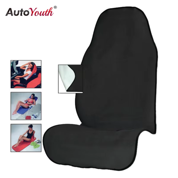 Athlete Towel Car Seat Cover – Sweat & Water-Resistant for Sports, Gym, Beach & Outdoor Activities - Image 4