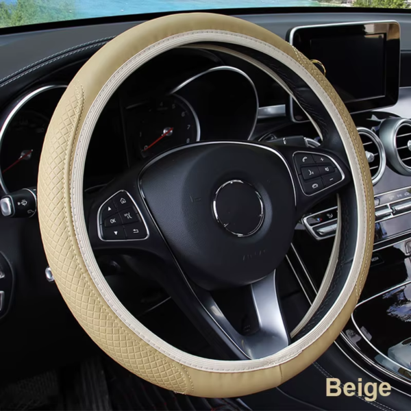 Luxury Microfiber Steering Wheel Cover (14.5''–15.3'') - Image 7
