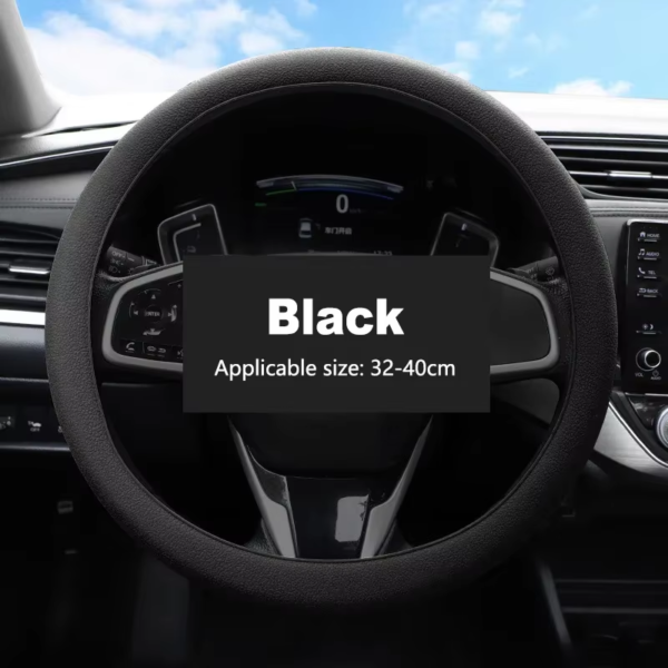 Universal Silicone Steering Wheel Cover – Soft Grip & Non-Slip - Image 15