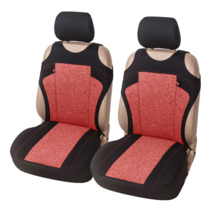 2-Pcs Universal Front Seat Covers – Mesh Sponge T-Shirt Design for Car/Truck/Van