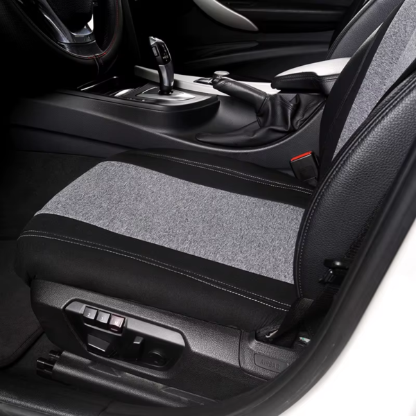 2-Pcs Universal Front Seat Covers – Mesh Sponge T-Shirt Design for Car/Truck/Van - Image 4