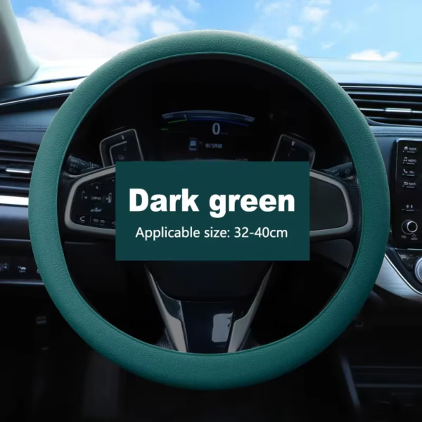 Universal Silicone Steering Wheel Cover – Soft Grip & Non-Slip - Image 10