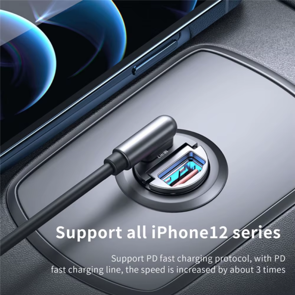 Mini Car Charger – 100W/200W PD & QC3.0 USB-C Fast Adapter - Image 4